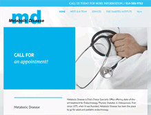 Tablet Screenshot of metabolicdiseaseassociates.com